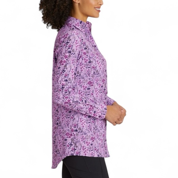 DULUTH TRADING CO Garden Print Tunic Size Medium - Picture 10 of 15